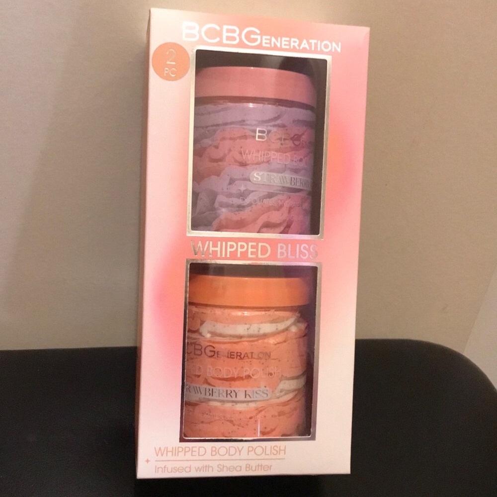 BCBGeneration Whipped Bliss 2 Piece Body Polish Set - Pink and Orange